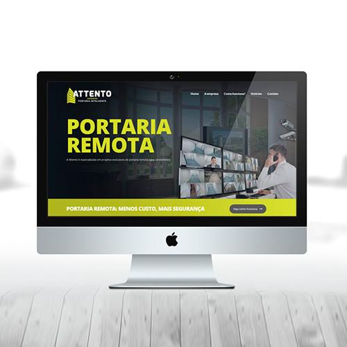 Website for security brand Attento. UI/UX,web developing and brand design.